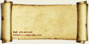 Eva Binjić vizit kartica